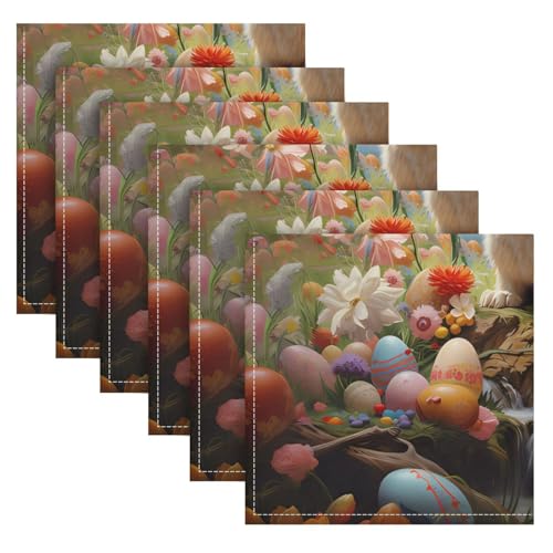 Servilletas de Tela Multicolor de 20x20 pulgadas x6 miniatura 2