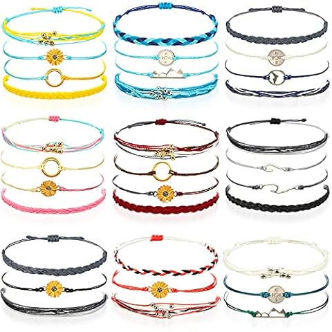 Set de 33 Pulseras de Cuerda Verano para Mujer Cover