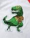Boys Dinosaur Valentines Heart Shirt Reversible Sequin T-Shirt Tops Raglan Long Sleeve Toddler Gift Clothes Tees 5T