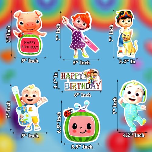 Image of Rozi Decoration Coco Theme Happy Birthday Decoration Items with Coco Cutouts Set of 65 Pcs Theme Birthday Party Decorations 2nd Birthday | Cartoon Birthday Theme Decoration