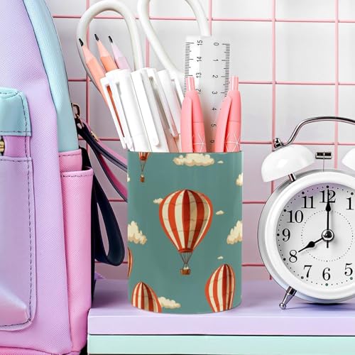 Porte-pinceaux de maquillage montgolfière, cadeau de bureau original - 8