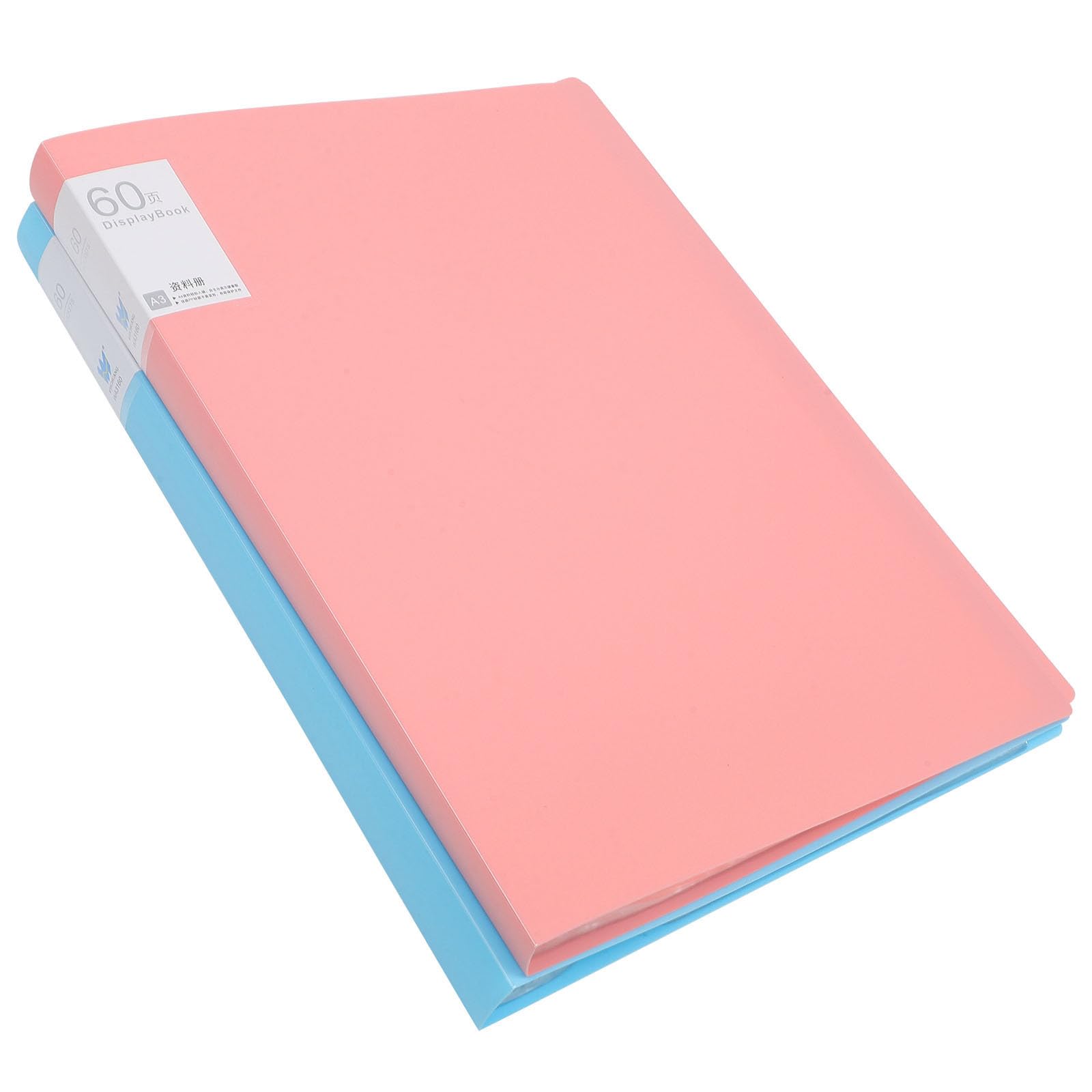 Toddmomy 2 Piezas Carpeta de Arte de Plástico Resistente y Fácil de Limpiar Gran Capacidad para Almacenar Dibujos y Adhesivos Infantiles en Casa o Estudio