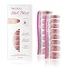 Incoco Nail Polish Strips, Sparkle On Collection, Love Potion (Clear)