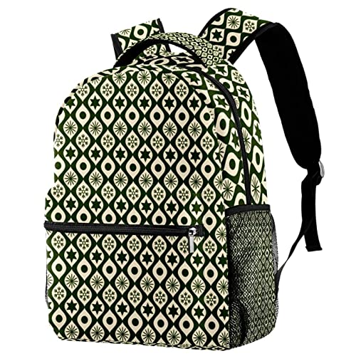 Sac à dos de voyage ergonomique avec porte-bouteille couleur Vert 1