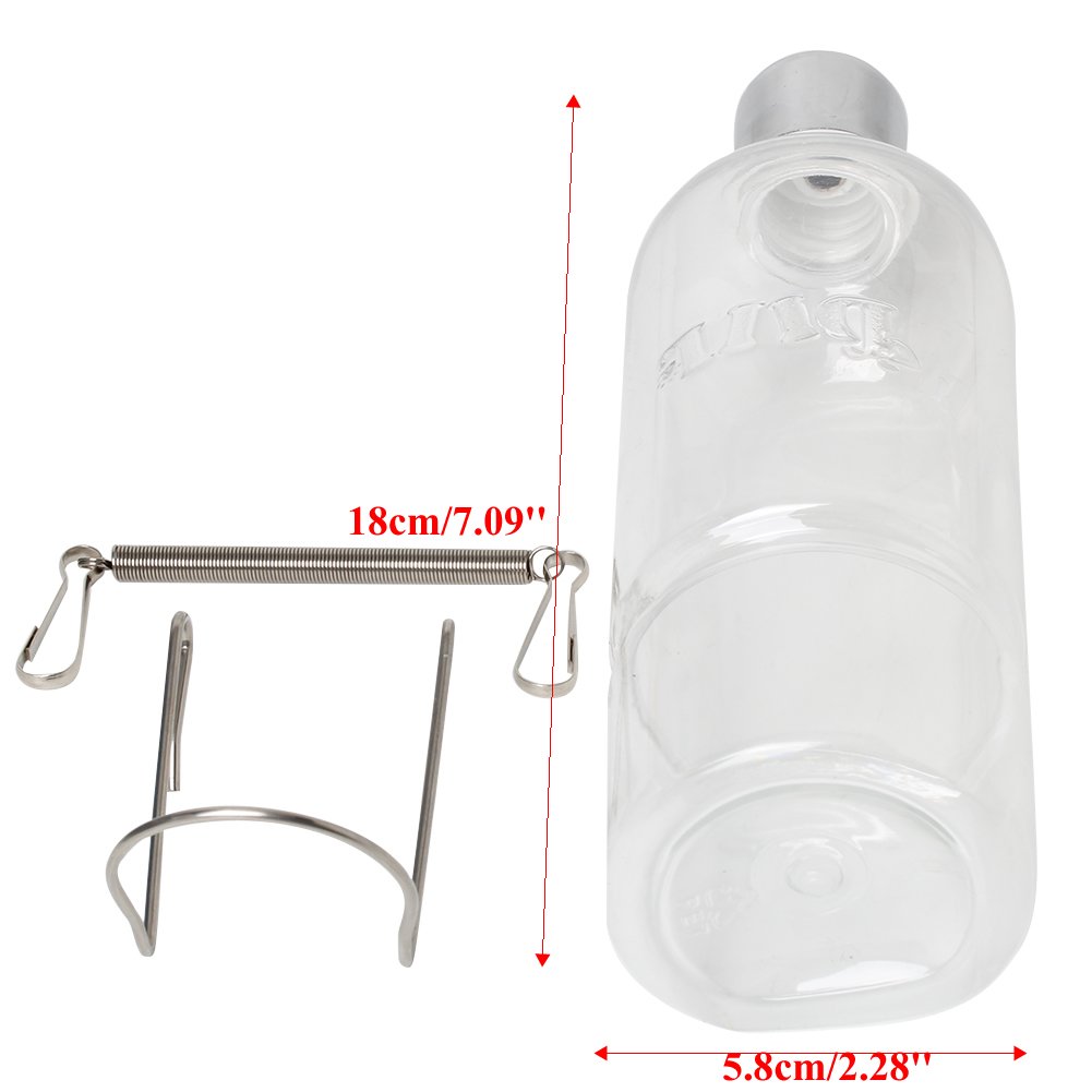 staol 350ml Hamster Water Bottle No Drip Pet Wire Cage Water Feeder Animal Crate Waterer For Hedgehog Sugar Glider Mice Pet Feeder And Waterer