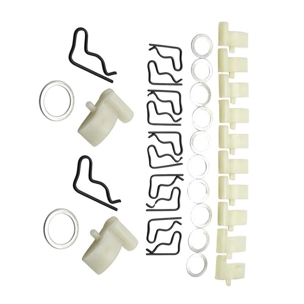 Kit de 12 Arandelas de Resorte for trinquete de Arranque de Retroceso Compatible con Cuerdas FC55, FS38, FS45, FS46, FS55, HL45 y KM55.