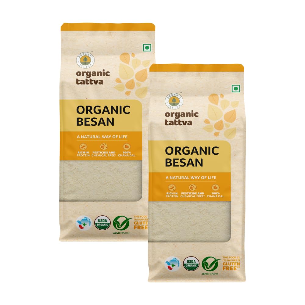 See full amazon price history chart for Organic Tattva, Organic Besan 500g Bengal gram Flour | 100% Chana Dal | Fine Besan | Rich in Protein | Naturally Gluten Free | Pesticide and Chemical Free | Pack of 2 Organic Tattva, Organic Besan 500g Bengal gram Flour | 100% Chana Dal | Fine Besan | Rich in Protein | Naturally Gluten Free | Pesticide and Chemical Free | Pack of 2 (B09Q6BLSRV) Amazon Price History, Amazon Price Tracker