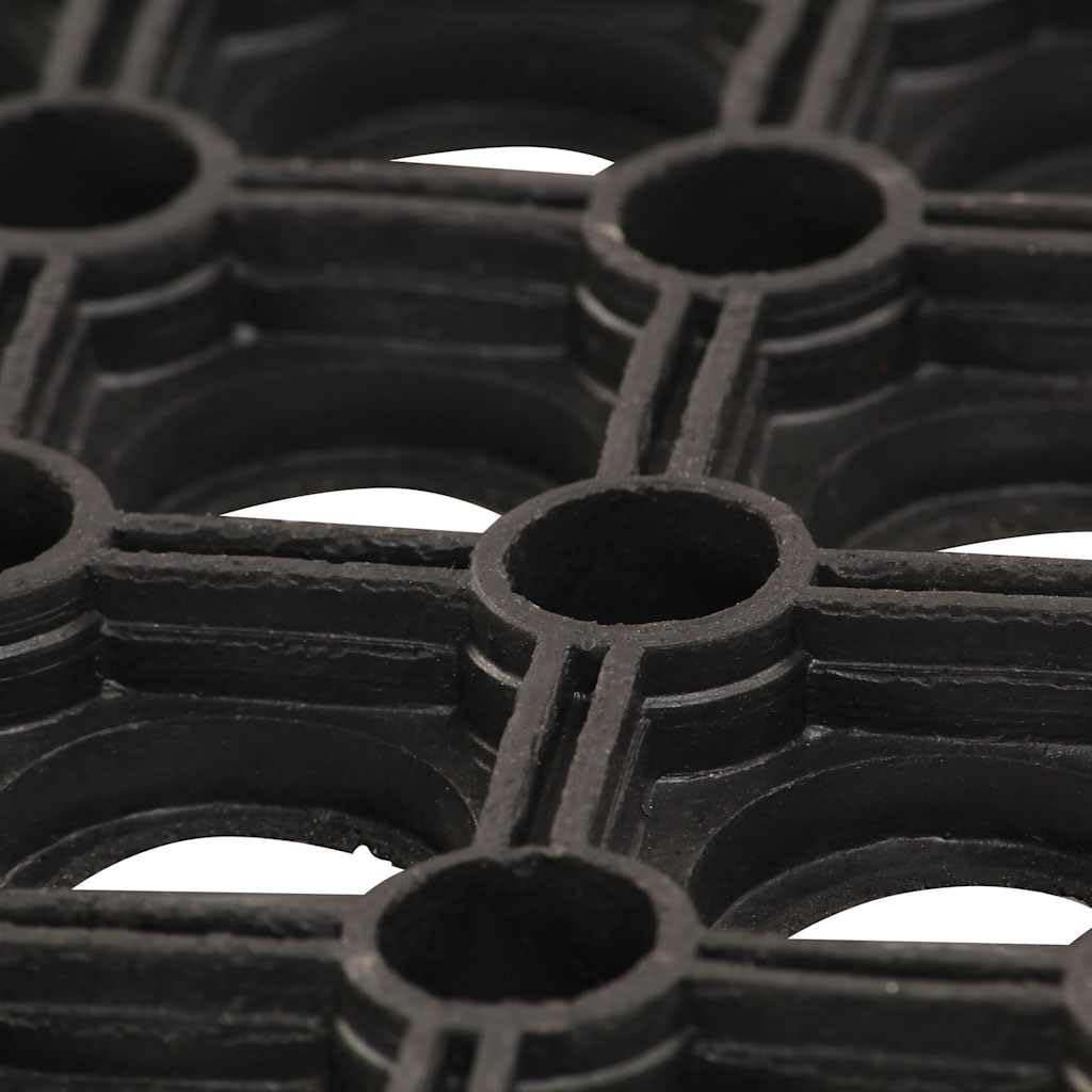 Ringgummimatte 22 mm 80x120 cm 100% Gummi Terrasse rutschfest Leicht zu Reinigen