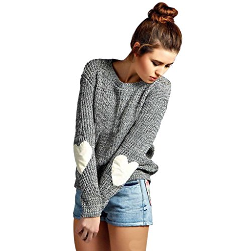 Reasoncool Moda Maglione Donne Hearted Manicotto