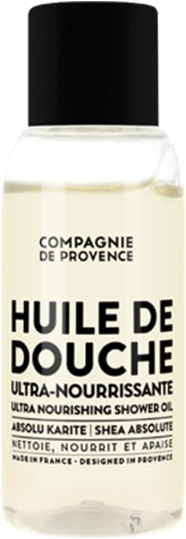 Compagnie de Provence Ultra Nourishing Dry Face Body Hair Oil, Karite (Shea Butter), 1 Fl Oz