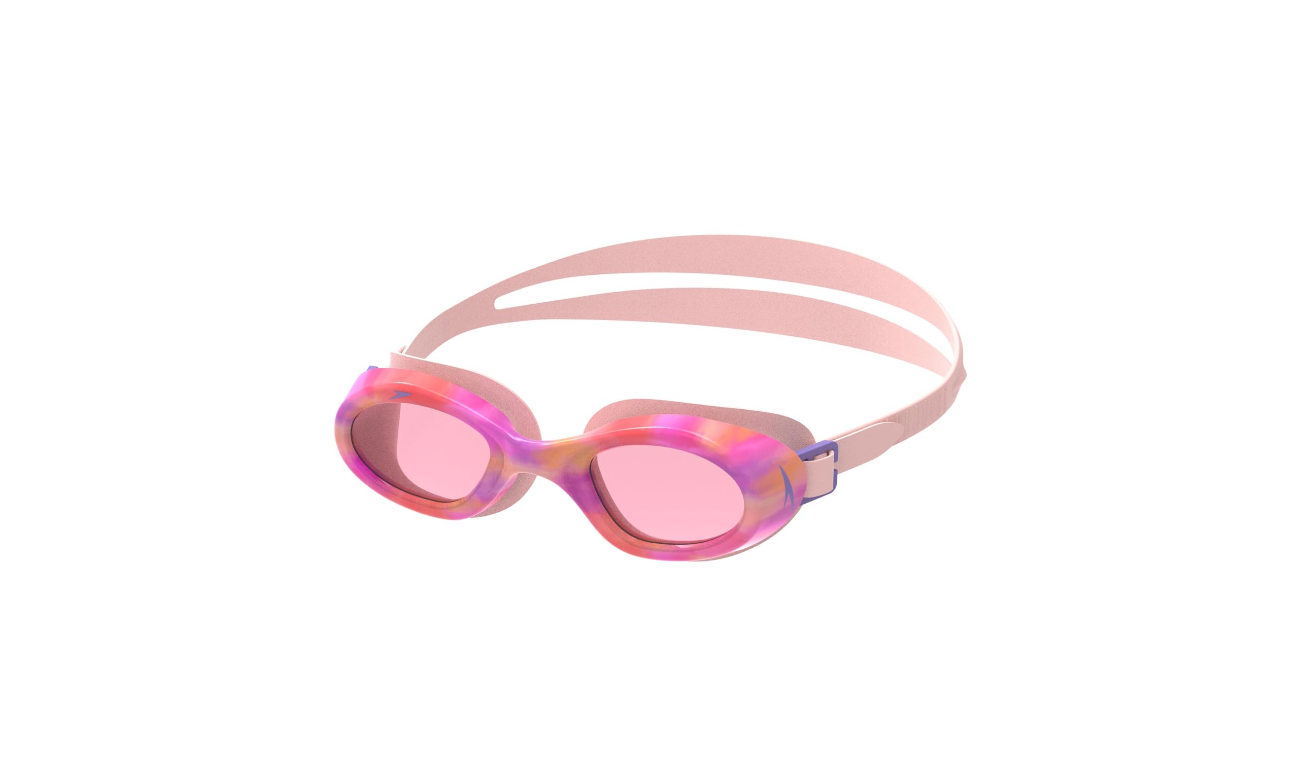 Speedo Junior Unisex Junior Futura Hydrospex Printed Swimming Goggles, Pinkchillydye/Vermil, One Size