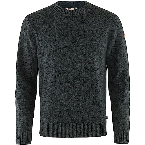 Fjällräven Herren Övik Round-Neck Sweatshirt, Dark Grey, L