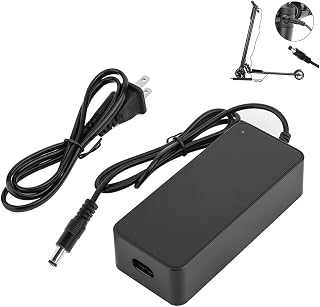 42V 2A DC Charger Power Supply Adapter(One Prong Connector of Pack Diameter 5.5mm, 2.1mm) for GOTRAX GXL V2, G2, G3, G4, Apex, Glider, XR Elite, XR Ultra 36V Lithium-ion Battery
