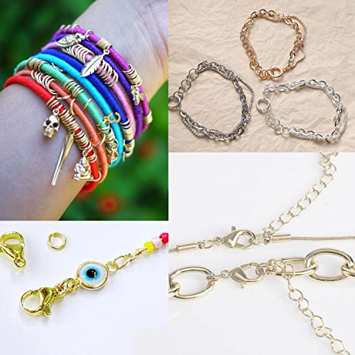 Jump Rings Kit With 1400 Pcs Open Jump Rings And 30 Pcs Lobster Clasps, 6 Sizes O Ring Connectors Metal Open Jump Rings For Jewelry Making Connectors And Necklace Repair (Bronze) #TOP4
