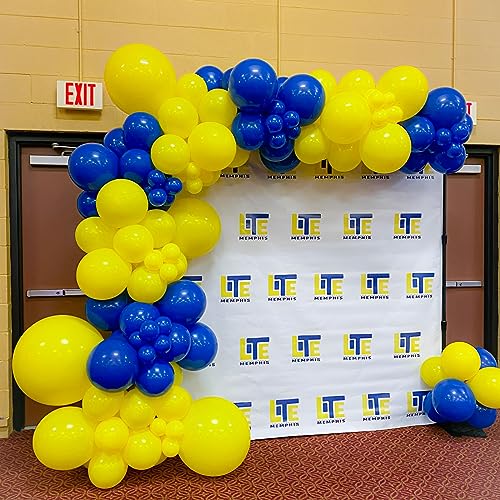 Image of Voircoloria 110pcs Yellow Balloons 12inch Yellow Latex Party Balloons for Graduation, Wedding, Birthday, Gender Reveal, Baby Shower, Anniversary, Sunflower and Honeybee Theme Party Decorations