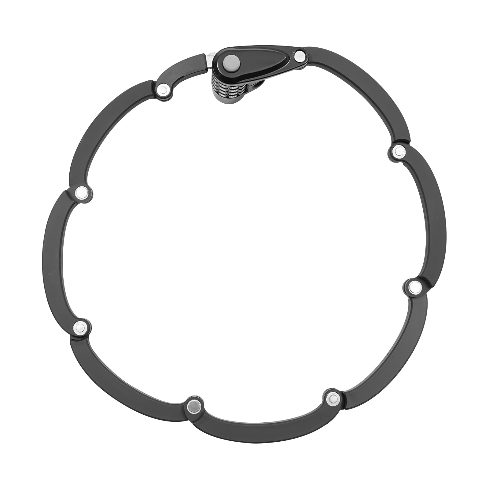 Lucchetto pieghevole per bicicletta, lunghezza 85 cm, combinazione a 4 cifre, per bicicletta, e-bike, bici da corsa, mountain bike