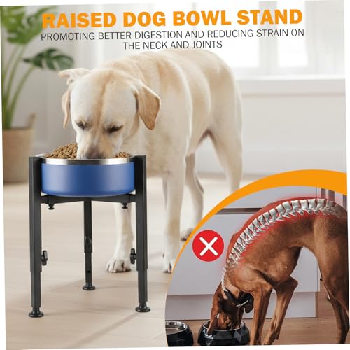 Gamelle surélevée pour chien avec support réglable ergonomique - 8
