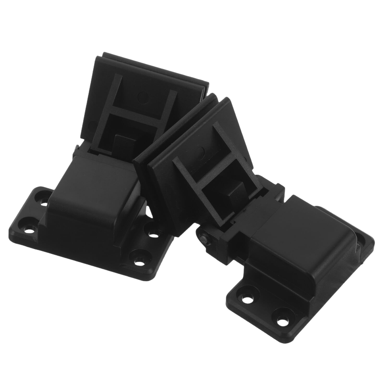 Bisagra Antideslizante Negra para Tapa de Tocadiscos Repuesto de Bisagra de Precisión Compatible Piezas de Reparación para Cubierta Antipolvo de Plato Giratorio Accesorio para