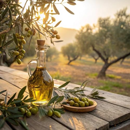 Image of Atlas 1 LT Cold Press Extra Virgin Olive Oil in Glass Bottle, Polyphenol Rich from Morocco | Newly Harvested Unprocessed from One Single Family Farm | Moroccan Organic EVOO Trusted by Award-Winning Chefs | 2-Pack