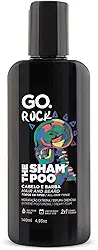 Shampoo Cabelo e Barba GO Rock, hidratação intensa, alta espumação, ultra condicionante, fragrância ambarada, GO Man