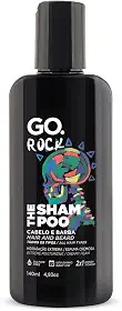 Shampoo Cabelo e Barba GO Rock, hidratação intensa, alta espumação, ultra condicionante, fragrância ambarada, GO Man