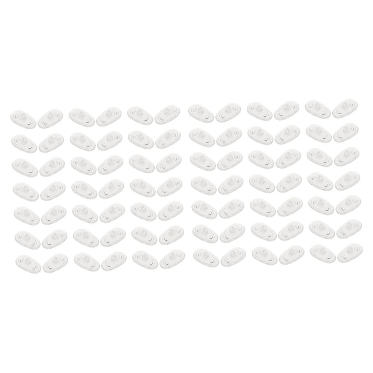 Healeved 500pares Almohadillas Nasales De Silicona Para Gafas Suaves y Antideslizantes Accesorios Para Mejorar La Sujeción y Comodidad Gafas