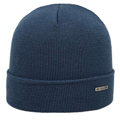 MELEGARI Bonnet Beanie Torino | Pure Laine Merino Extrafine | Made in Italy Cover