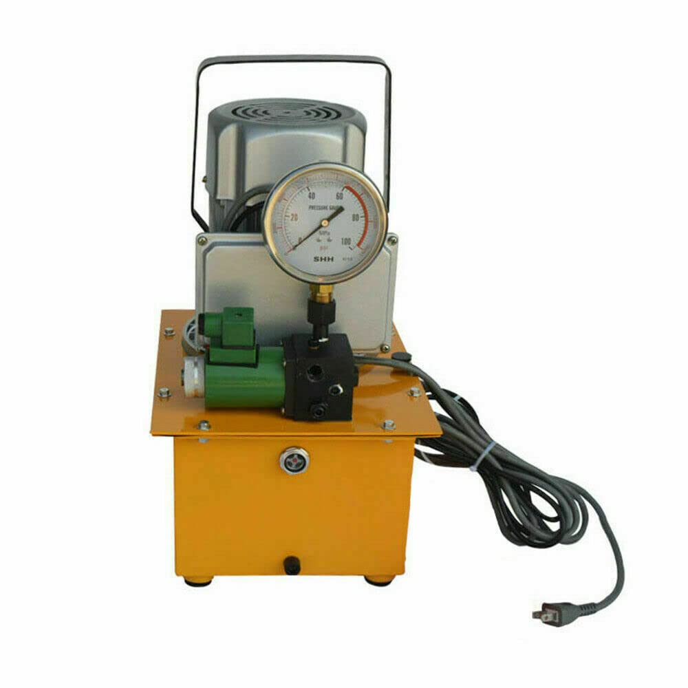 Pompa idraulica elettrica con valvola magnetica, pompa idraulica, 1400 giri/min, 750 W, 700 bar