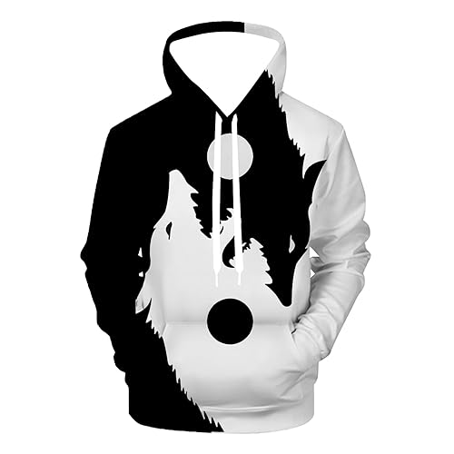 Cool Pullover Hoodie 3D Novelty Graphic Hooded Sweatshirt Hoodies for