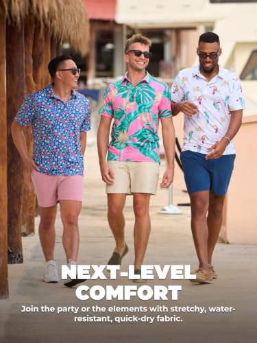 Image of Chubbies Everywear Men's Shorts - Mens Shorts Casual 6in Inseam, Elastic Waist, Water-Resistant, Zipper Pocket