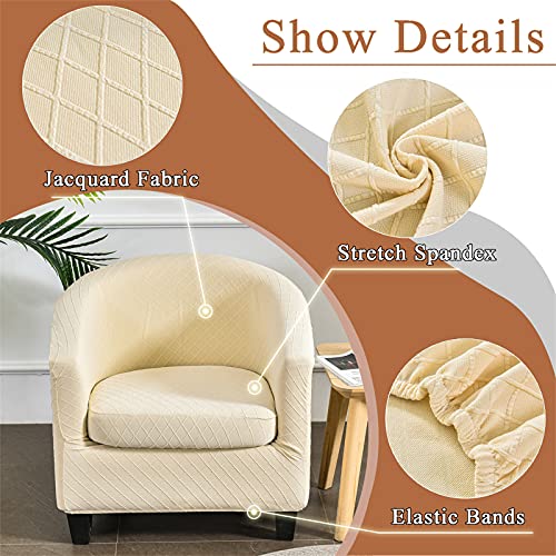 NOPEXTO 2 Pezzi Copripoltrona Chesterfield con