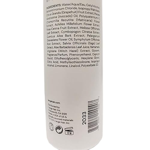 Miniatura 5 de L'ANGE HAIR Slické Blowout Hair Conditioner  Acondicionador voluminizador sin parabenos y sin sulfatos  Para cabello teñido  Aumenta el volumen y el