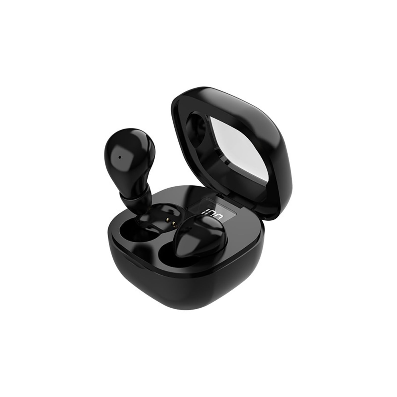 Auriculares: miniauriculares ultrapequeños for Dormir con batería de Larga duración y Calidad de Sonido de Alta fidelidad(Black)