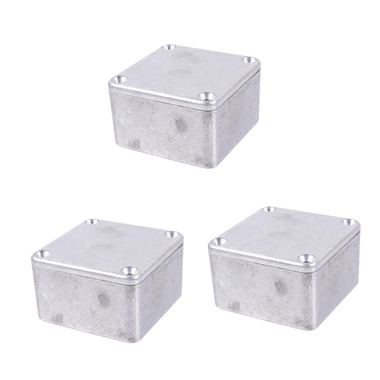 COSMEVIVI 3pcs Box Metal Guitar Pedal Enclosure Cnc Aluminum Case Box Case Guitar Effect Accessory Family-friendly Design