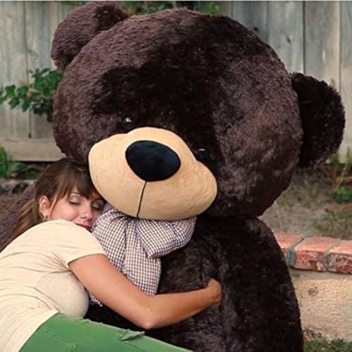 Image of 6 Feet Chocolate Giant Teddy Bear Soft, Plush, and Cuddly Stuffed Animal for Kids, Birthdays, Anniversaries, Valentine's Day, and Special Occasions Large Huggable (Chocolate /72 inch)