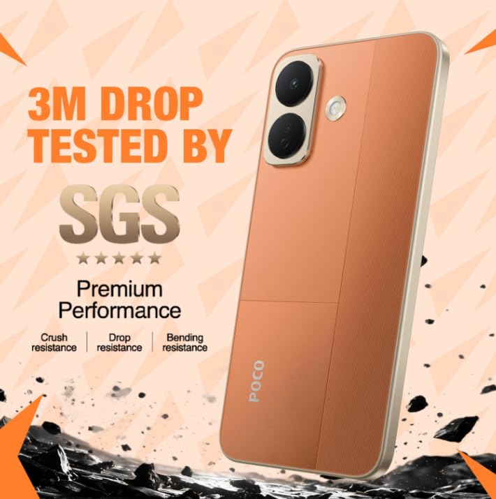 Image of POCO X8 5G (Fiery Orange, 128 GB) (8 GB RAM)