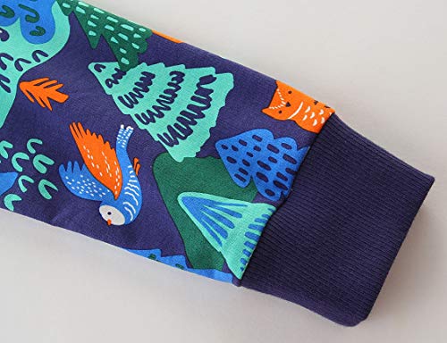 Btgixsf Little Boys Sweatshirts Cotton Crewneck Long Sleeve Pullover Sweatshirts 180 6T Navy Blue #TOP3