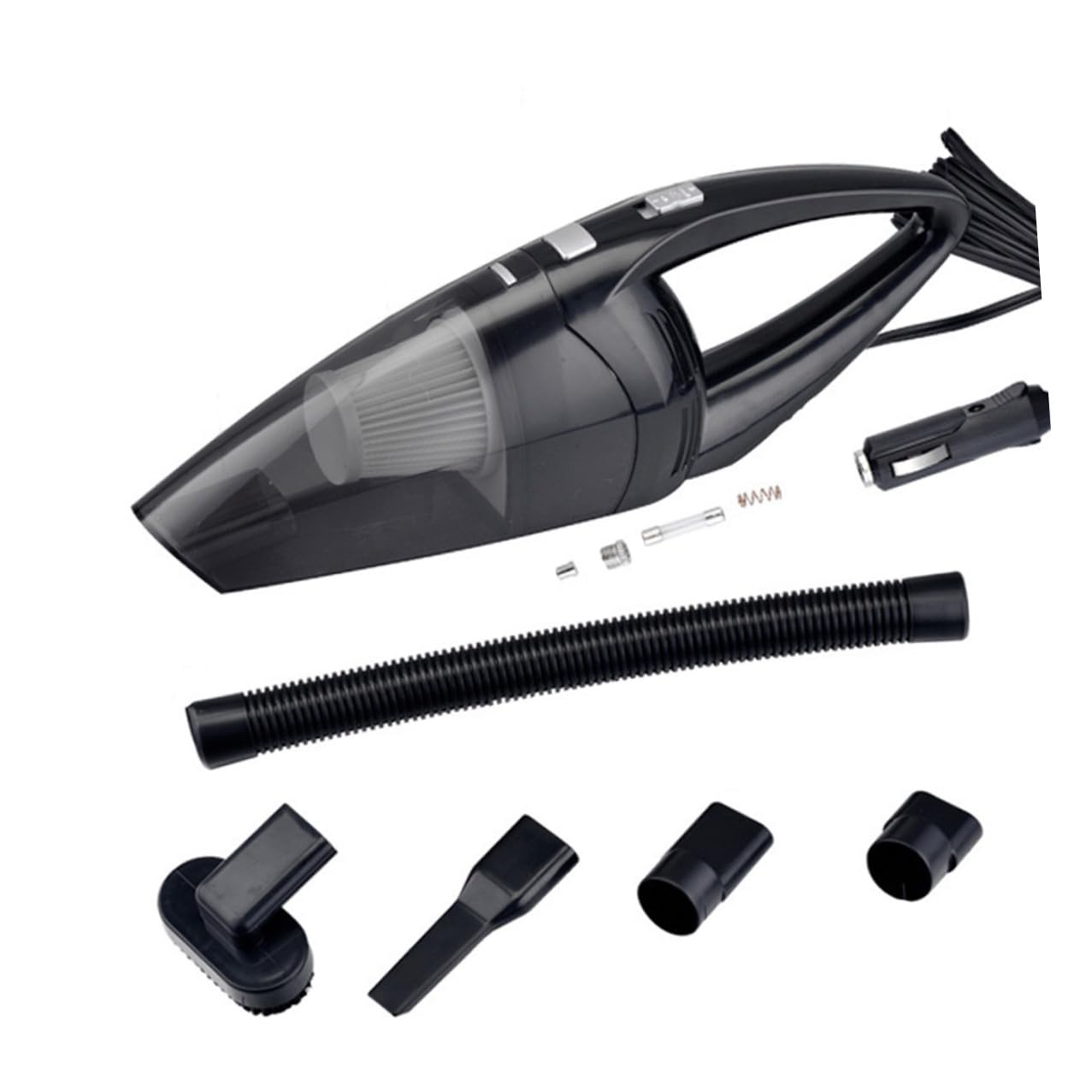Aspirador Mano Potente con Cable para Coche Succión Húmeda y Seca Portátil y Compacto Diseño Ligero para Limpieza Rápida y Eficaz