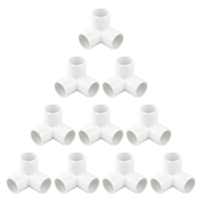 Buy 10Pack PVC Fittings 3/4 Inch, PVC Pipe Fittings 3 Way Connectors
