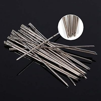 20PCS 1mm HSS Twist Drill Bits for Jewelry Making Sea Glass Drilling Shell Crafting Lapidary Work Precision Polished Drill Bit Set