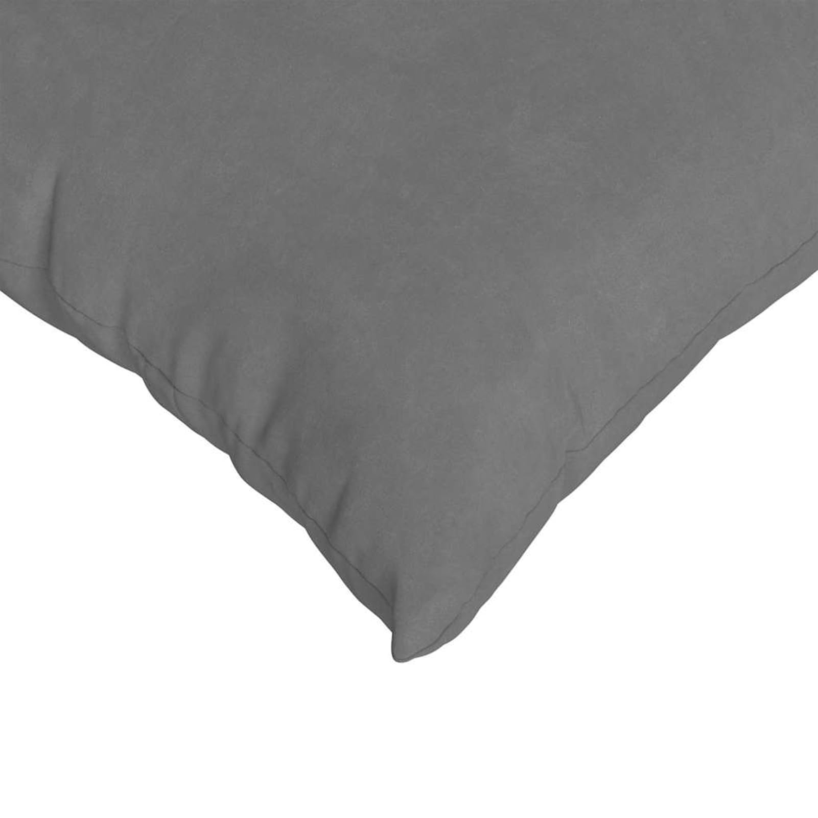 Cuscini da divano, 2 pezzi, grigio scuro, 70 x 50 cm, tessuto sfoderabile, con imbottitura in poliestere, per soggiorno e camera da letto