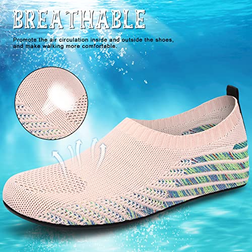 Image of ANLUKE Womens Mens Water Shoes Barefoot Quick-Dry Aqua Socks for Beach Swim Surf Water Sport