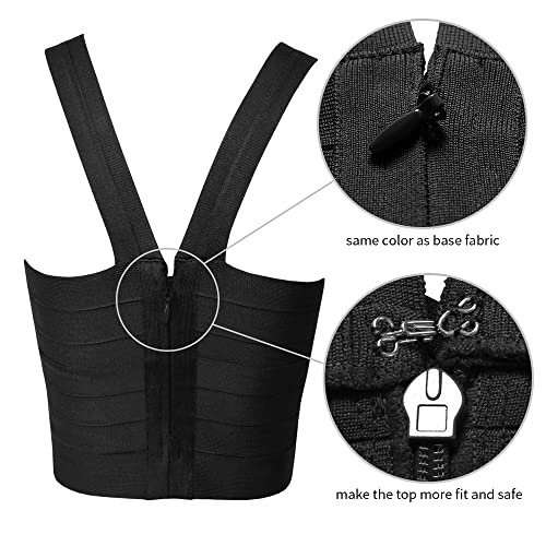 Women's Tank Top Bodycon Bandage Crop Top3