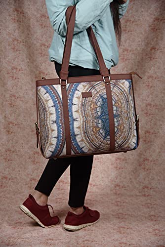 Image of ZOUK Vegan Leather Women's Office Bag for 15.6 inch Laptop, MacBook