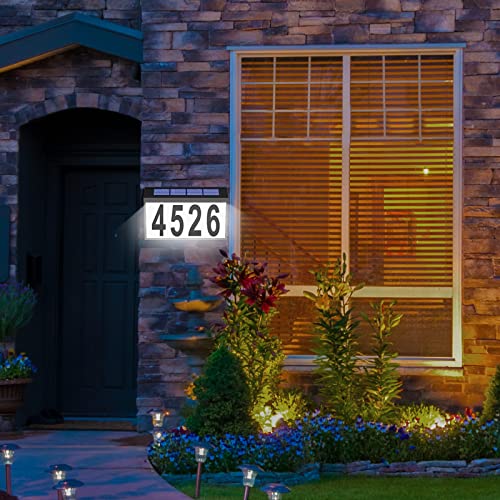 House Numbers Solar Powered, HomLxcIar house Numbers for Outside LED Lighted Address Numbers for House, Address Plaque… - Image 3