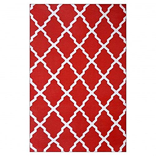Ambientair R120180RJA Alfombra Exterior, Roja, 120 x 180 cm