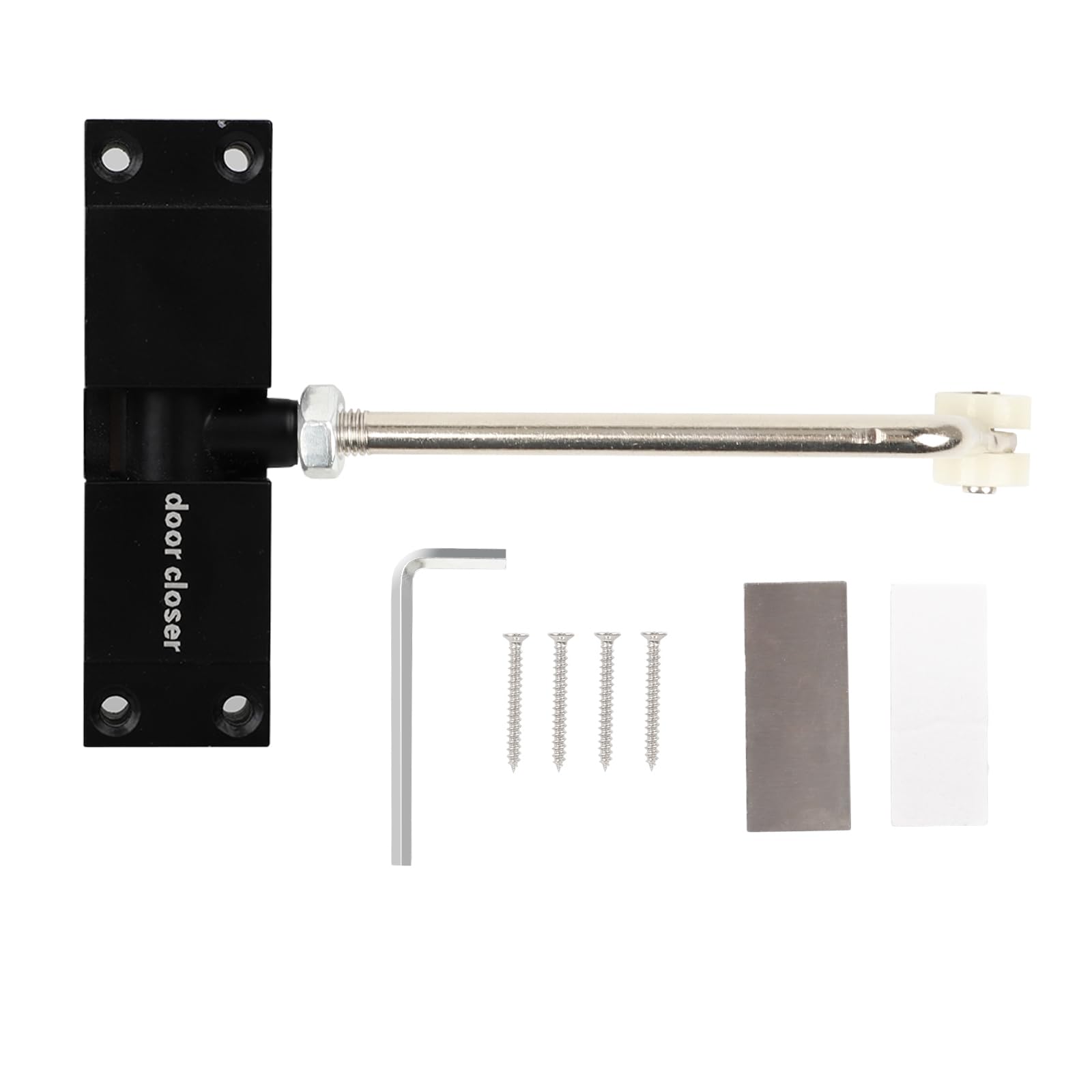 Fermeture porte automatique avec ralentisseur de porte noir