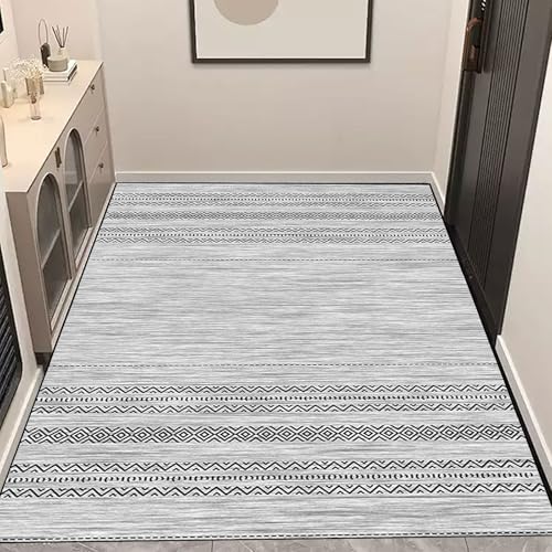 Alfombra pasillo larga de 40x470 cm lavable con base antideslizante 2