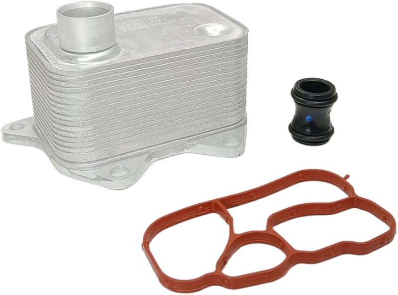 Trocador de calor de óleo do motor ThpeMakcr com kit de junta para Volkswagen Tiguan e Passat – Conjunto