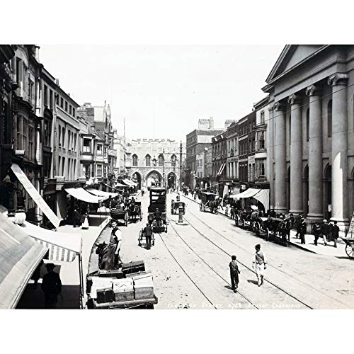 Stuart High Street Southampton Vintage Photograph Unframed Wall Art Print Poster Home Decor Premium